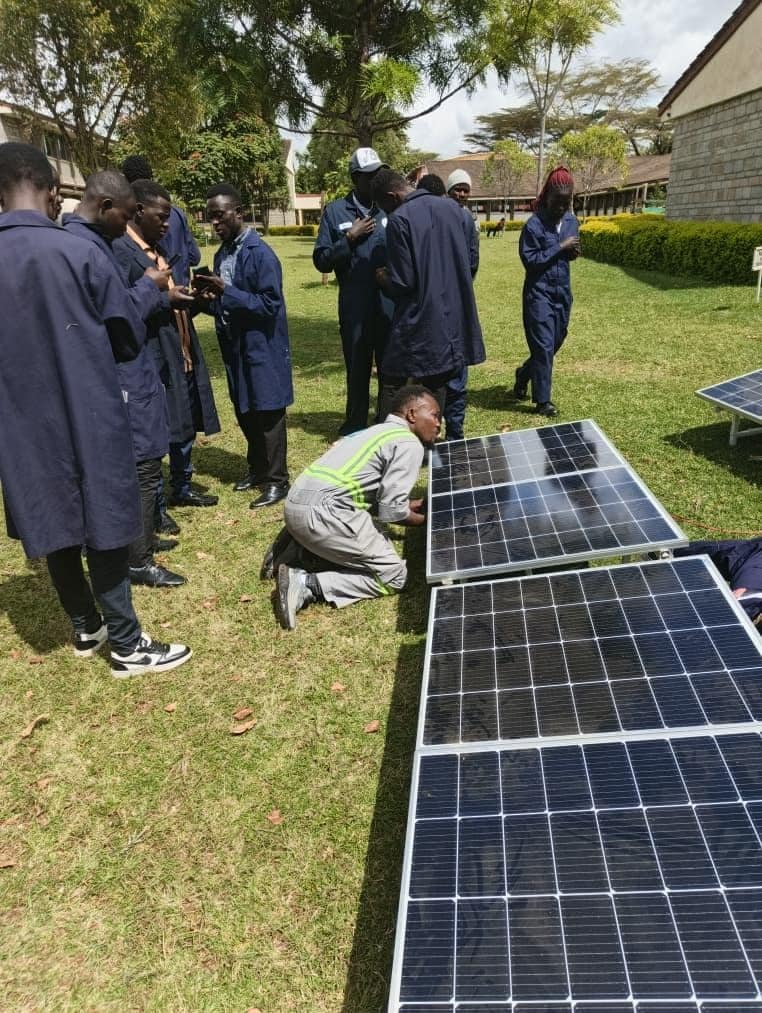 Eldoret National Polytechnic. Eng John working his magic 4